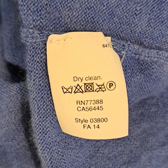 J. Crew 100% Merino Wool V-neck Men's Small Long Sleeve Sweater - Picture 8 of 13